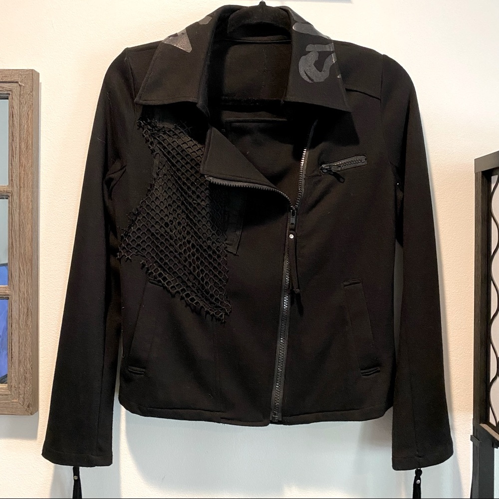 h.Naoto Anarchy Japanese punk goth fitted jacket